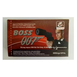 Boss 007 Tablets with Sildenafil – Men’s erectile dysfunction and stamina support