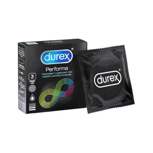 Durex Performa Condom 3 Pcs – Delay condoms for longer-lasting pleasure
