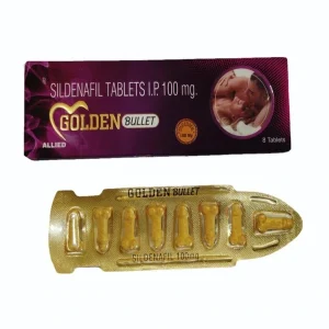 Golden Bullet Tablet 100mg with Sildenafil – Men’s erectile dysfunction and stamina support