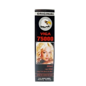 Viga 75000 Delay Spray 20 mL — long time performance spray for men