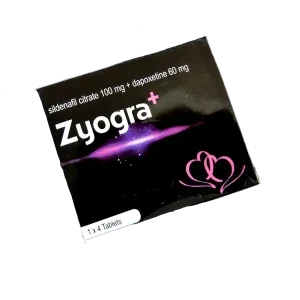 Zyogra Plus Tablets with Sildenafil 100mg and Dapoxetine 60mg – Timing and performance support for men