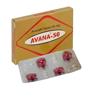 Avana Tablet 50mg – Avanafil tablets for erectile dysfunction treatment