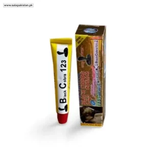 Black Cobra 123 Delay Cream for Men – Long-lasting timing and stamina support