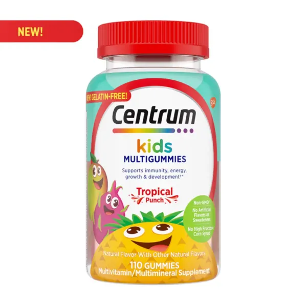 Centrum Kids MultiGummies in Tropical Punch Flavors