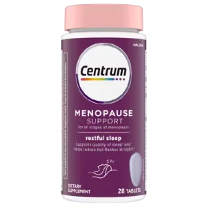 Centrum Restful Sleep Menopause Support Tablets – sleep aid and menopause symptom relief supplement
