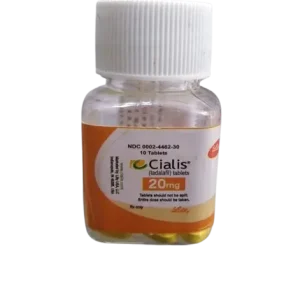 Cialis 20mg tablets bottle pack of 10 by Eli Lilly for erectile dysfunction and enlarged prostate