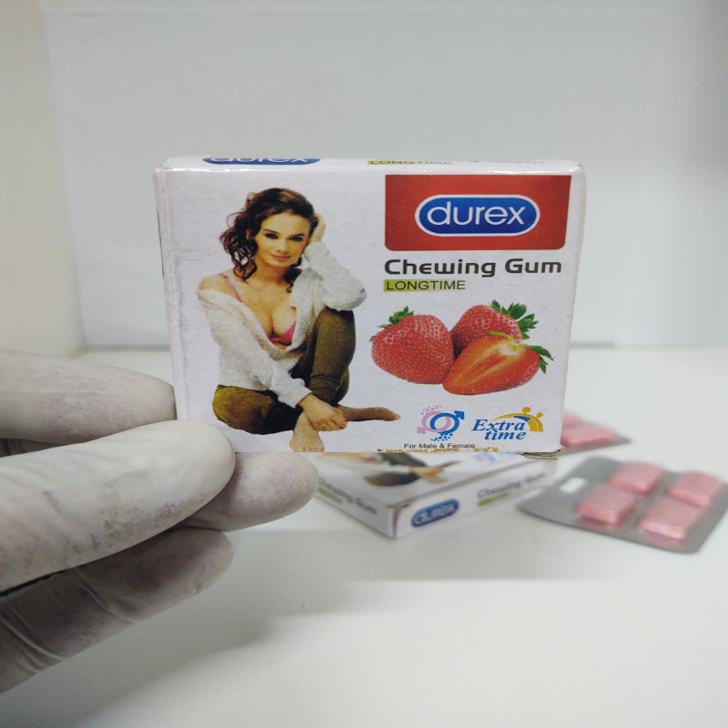 Durex Chewing Gum Strawberry Flavour for Men