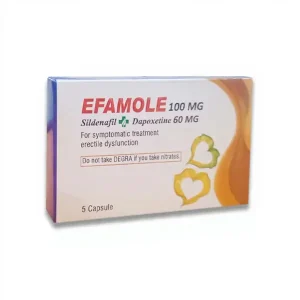 Efamole Tablets 100mg with Sildenafil and Dapoxetine – Men’s dual-action sexual performance support