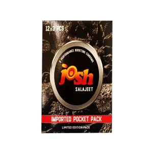 Josh Salajeet Condoms 3 pack — salajeet infused performance condoms