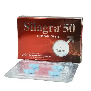 Silagra 50mg Tablet – Sildenafil for moderate erectile dysfunction treatment