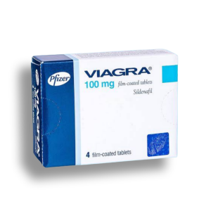 Viagra 100mg tablets pack by Pfizer for erectile dysfunction treatment