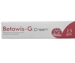 Betawis G Cream 15g – combination topical treatment for skin inflammation and bacterial infections.