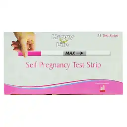 HappyLife Pregstrip 25X1 – Home pregnancy test strips for early detection