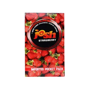 Josh Strawberry Condoms — 3 count flavored condoms