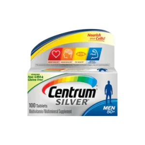 Centrum Silver Men 50+ Multivitamin (100 Tablets)