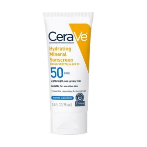CeraVe Hydrating Sunscreen for Face SPF 50