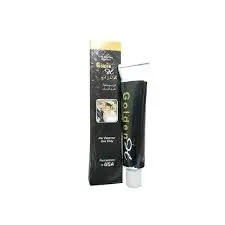 Golden H 100 Minutes Duration Herbal Delay Cream tube and box, black and gold premium packaging, made in USA, herbal topical cream for men