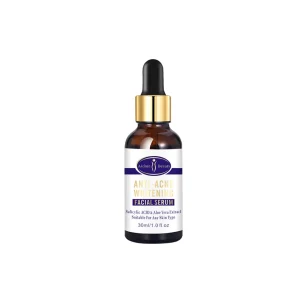 Aichun Beauty Anti-Acne Whitening Facial Serum 30ml — Salicylic Acid and Aloe Vera Extract serum for all skin types in amber dropper bottle