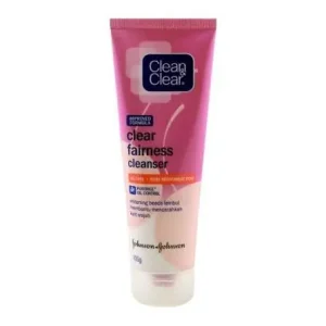 Clean & Clear Fairness Cleanser tube, Purifics Oil Control, 100g, by Johnson & Johnson