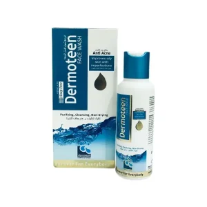 Dermoteen Anti Acne Face Wash 100ml by PharmaHealth — Soap Free purifying cleansing non-drying face wash for oily skin with imperfections