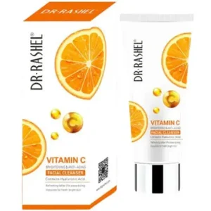 Dr Rashel Vitamin C Brightening and Anti-Aging Facial Cleanser with Hyaluronic Acid — refreshing face wash for fresh bright skin