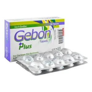 Gebon Plus tablets, 30 tablets, cartilage support supplement, Genix Pakistan