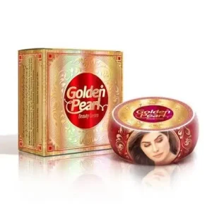 Golden Pearl Beauty Cream jar with box, skin whitening cream Pakistan