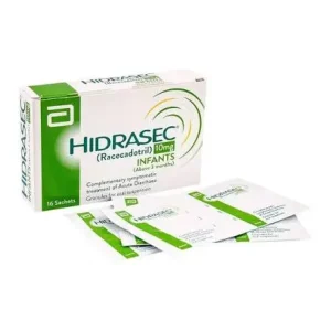 Hidrasec Racecadotril 10mg Infants Sachets 16 sachets by Abbott — granules for oral suspension for acute diarrhoea treatment in infants above 3 months
