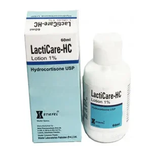 LactiCare-HC Lotion 1% 60ml, Hydrocortisone USP, Stiefel Pakistan