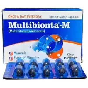 Multibionta-M multivitamin and mineral capsules 30 count by Martin Dow