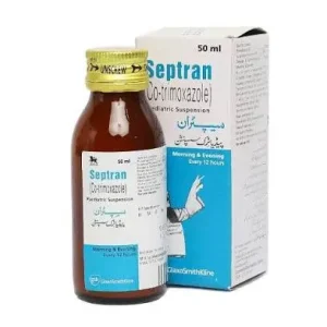 Septran syrup 50ml, Co-trimoxazole pediatric suspension, GlaxoSmithKline Pakistan