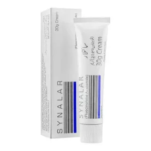 Synalar Fluocinolone Acetonide cream box and tube, 30g