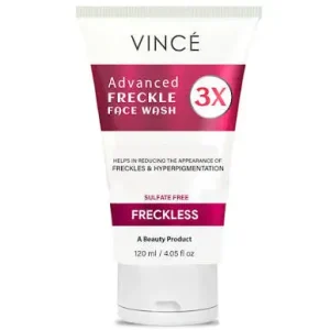 Vince Advanced Freckle Face Wash 120ml, sulfate free, freckles and hyperpigmentation Pakistan