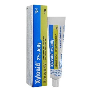 Xyloaid 2% Jelly Lidocaine HCl 15g by Barrett Hodgson — sterile local anaesthetic jelly for topical application only